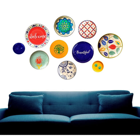 Afternoon Breeze | Wall Plate | Home Decor & Hand Painted Gift