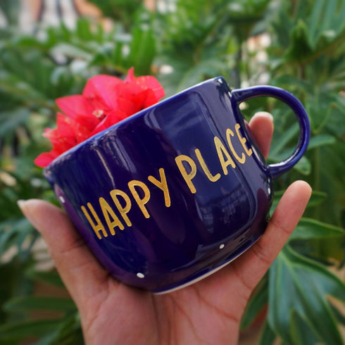 Wall Decor - Home Decor - Artificial Succulent Holder - Home Office Decor - Study Room Decor - Workspace Decor - Personalised Gift - Happy Place Decor - Buy Online India - Free Shipping