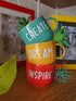 Create Inspire Dream Cup Planters - Affirmations Mug Planters - Wall Garden Decor - Balcony Decor - Succulent Planter - Small Pot - Plant Lover Gifts - Desk Decor - Buy Online India - Free Shipping