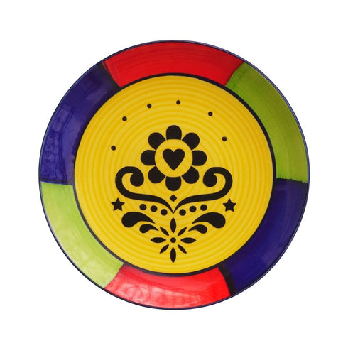 Sunshine Yellow Wall Plate | Home Decor and Hand Painted Gift