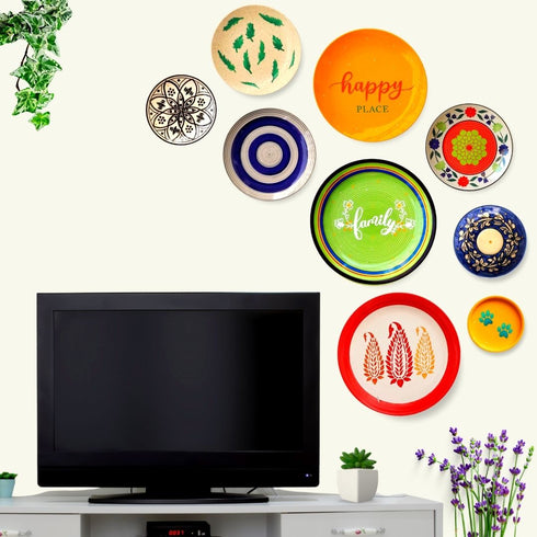 Chrysanthemum Garden | Wall Plate | Home Decor and Hand Painted Gift