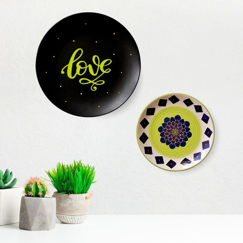 Chrysanthemum Garden | Wall Plate | Home Decor and Hand Painted Gift