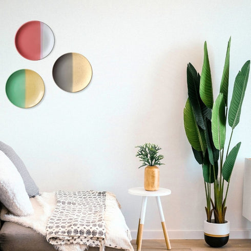 Pastels Hues | Set of Decorative Wall Plates | Home Decor & Wedding Gift