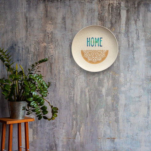 Wall Plate Decor - Gallery Wall Decor - Home Decor Sign - Console Wall Decor - Home Office Decor - Wall Plate Set - Buy Online India - Free Delivery