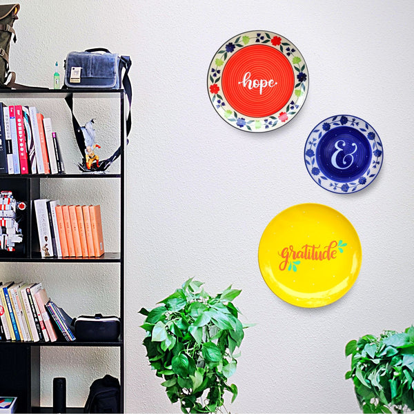 Wall Plate Set - Hope & Gratitude
