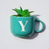 Monogram Cup Planters | Table Accessories | Personalised Gift | Wall Decor