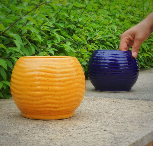 Curvy & Wavy - Set of 2 Planters
