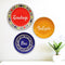 Colourful Zindagi Gulzar Hai Wall plates buy Online India - Free Shipping