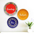 Colourful Zindagi Gulzar Hai Wall plates buy Online India - Free Shipping