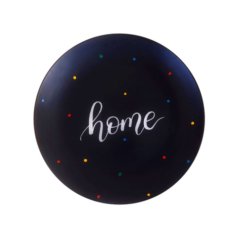 Wall Plate | Matt Black | Hand Lettered Home | F.R.I.E.N.D.S theme | Personalised Home Decor and Gift | Buy Online India
