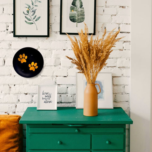 Paws | Wall Plate | Home Decor and Hand Painted Gift