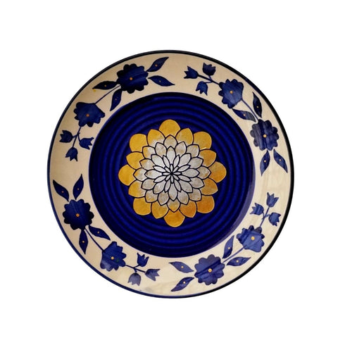 Chrysanthemum Garden | Wall Plate | Home Decor and Hand Painted Gift