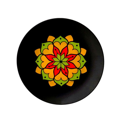 Lotus Mandala | Wall Plate | Colorful Mandala Wall Art | Goa feels wall decor | Bohemian Wall art | Bright Home Decor Media | buy online india