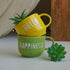 Outdoor Wall Planters - Hello Happiness Cup Planters - Buy Online India - Free Shipping