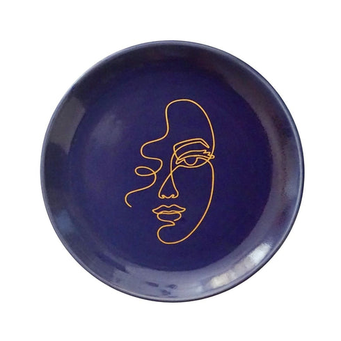 Minimalist Blues | Wall Plate Set | Home Decor & Gift