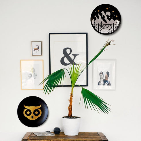 Nazara Wall Plate | Home Decor | Mountain Lover Gift