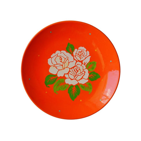 Vintage Rose | Wall Plate | Floral Home Decor & Nature Lover Gift