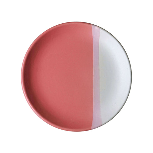 Wall Plate Decor - pink-white-minimalistic-wall-plate-home-decor-free india shipping- buy online -