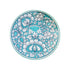 Wall Plate - Floral Turkish Design - Teal Blue + White - Home Decor & Personalised Gifting - Dining Room Decor - Free Shipping India - Buy Online