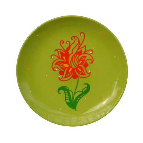 Wild Flower | Wall Plate | Floral Home Decor & Nature Lover Gift