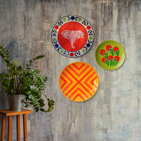 Aztec | Wall Plate | Geometric Home Decor | Quirky Gift